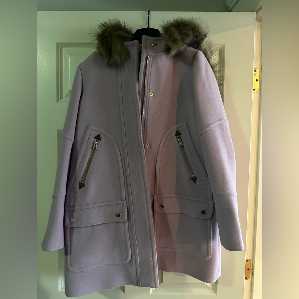 NWT Jcrew chateau parka in Italian stadium-cloth, size 2
